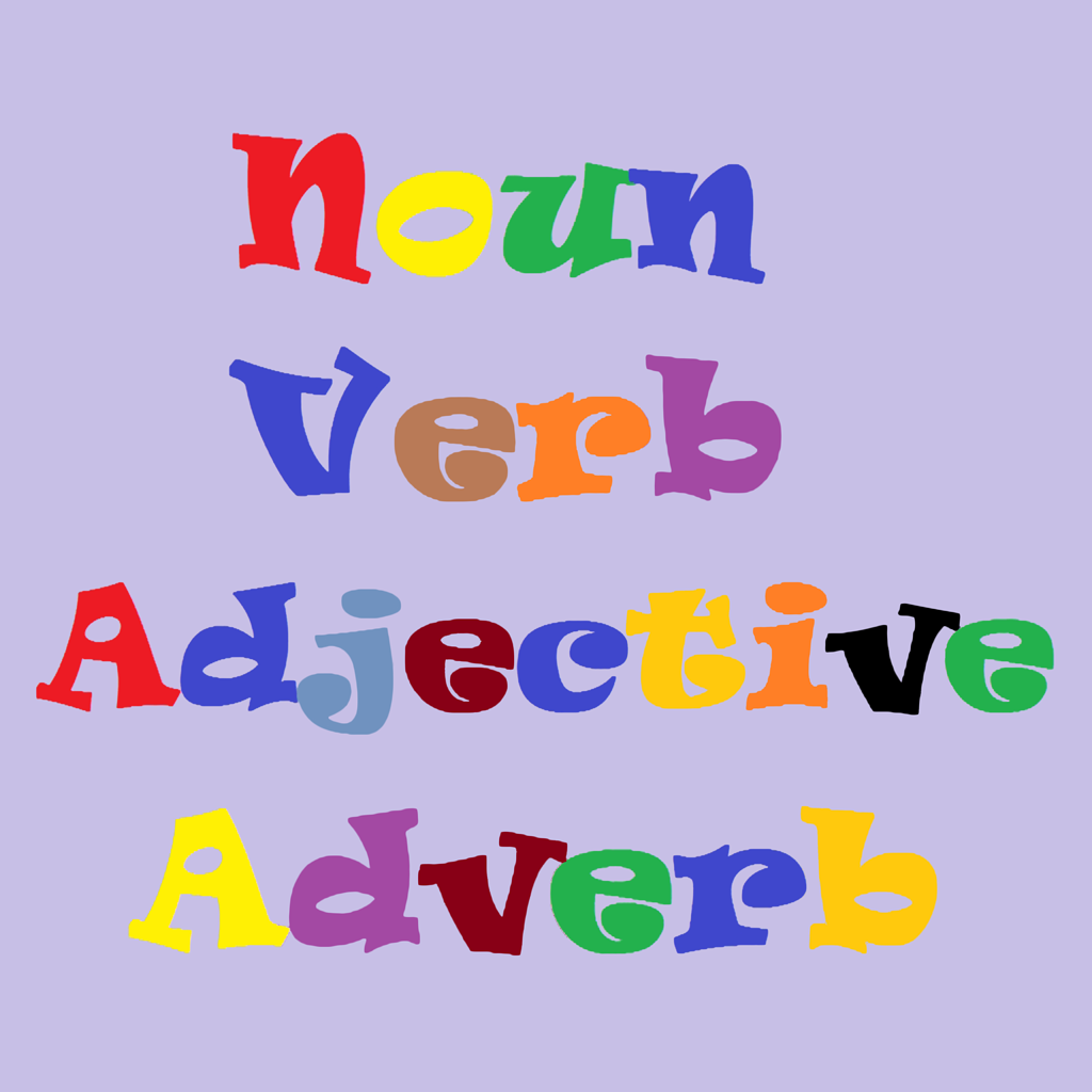 Word Type Grammar Game - an educational gr